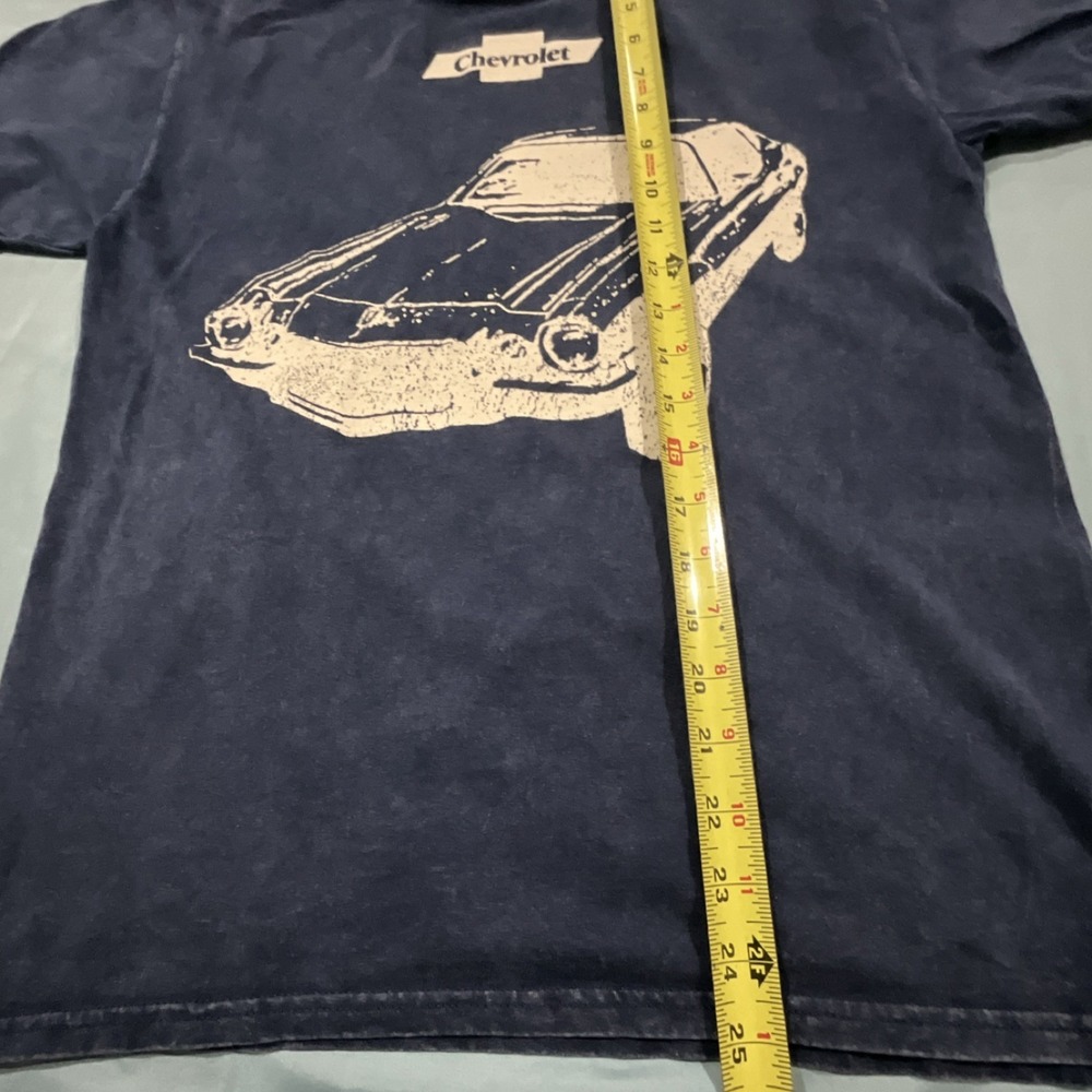 Chemistry Chevrolet Camaro Graphic Navy Blue Men's T-Shirt Size M - Picture 4 of 5